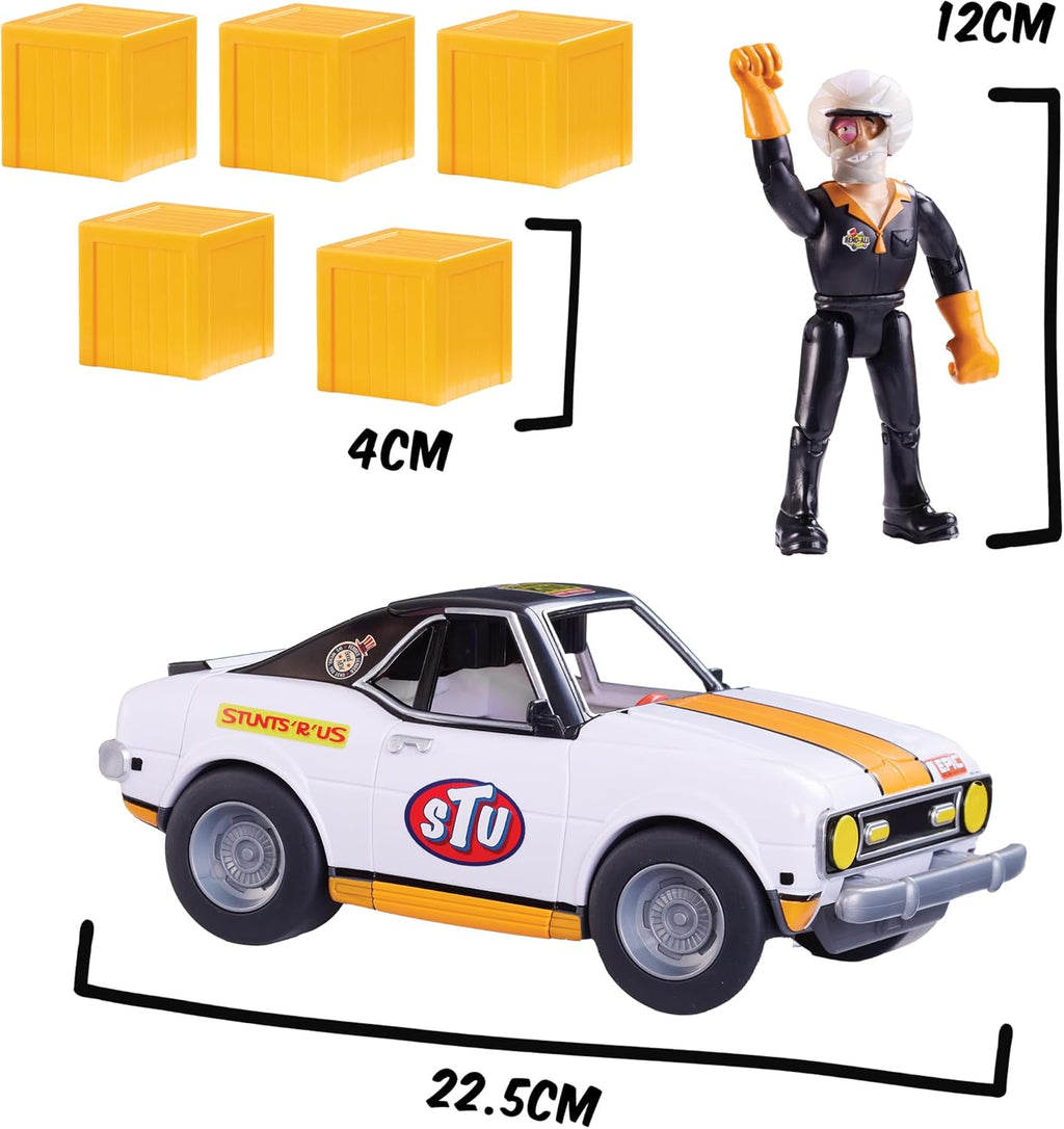 Stuntman Stu Race Ace Stunt Car 5+