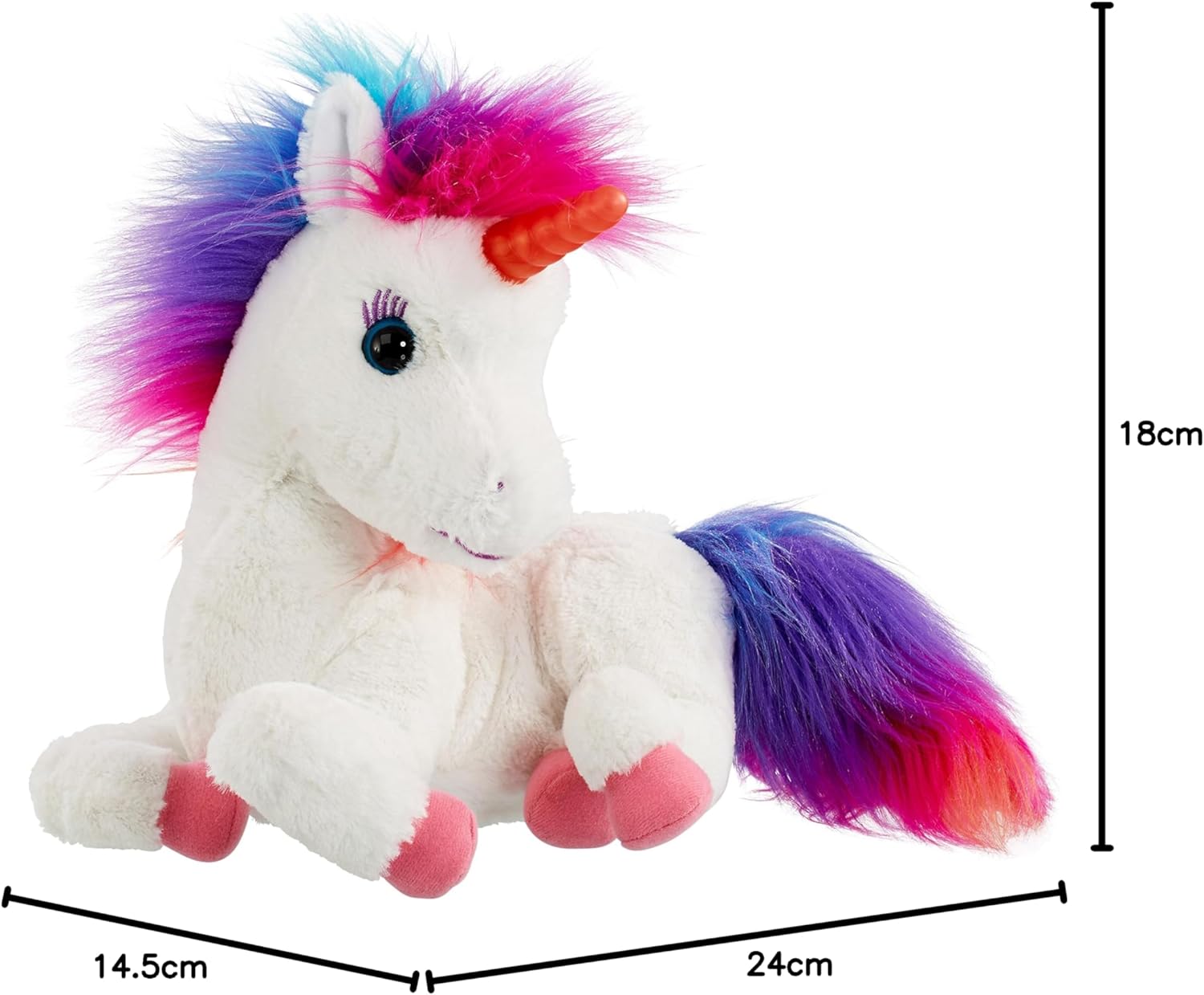 Animagic: Rainbow The Glowing Unicorn Interactive Plush 2+