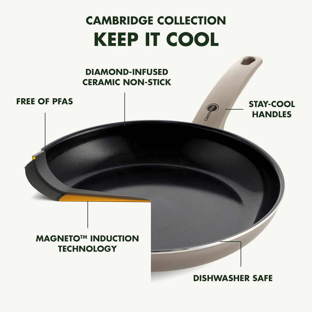 GreenPan Cambridge Non-Stick 28 cm Square Griddle Pan