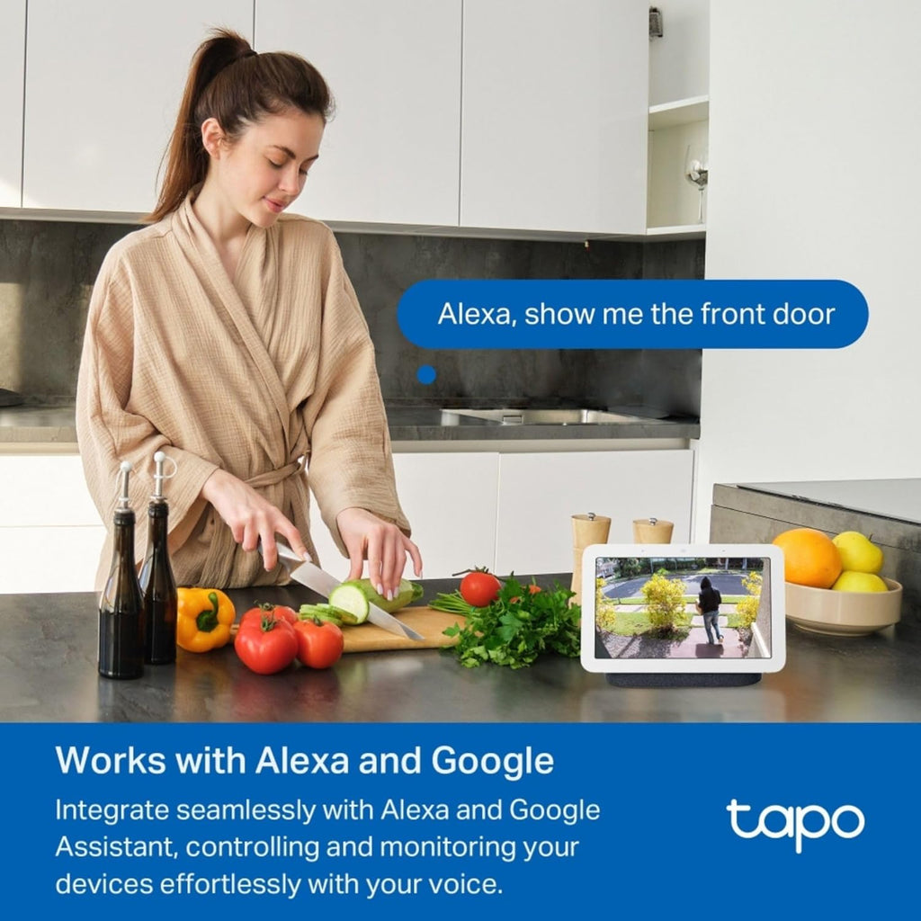 Tapo D210 Doorbell Camera Wireless 2K 3MP Ultra-Clear Doorbell Camera