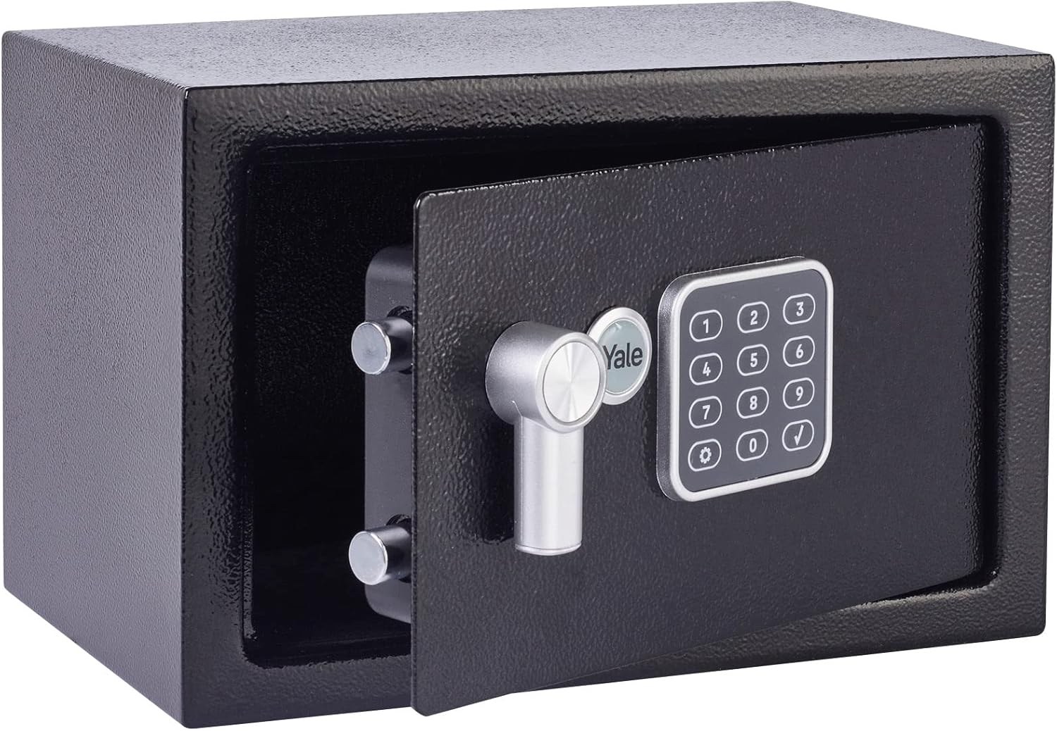 Yale Small Value Safe, Digital Keypad, LED Light Indicators, Steel Locking Bolts, Emergency Override Key