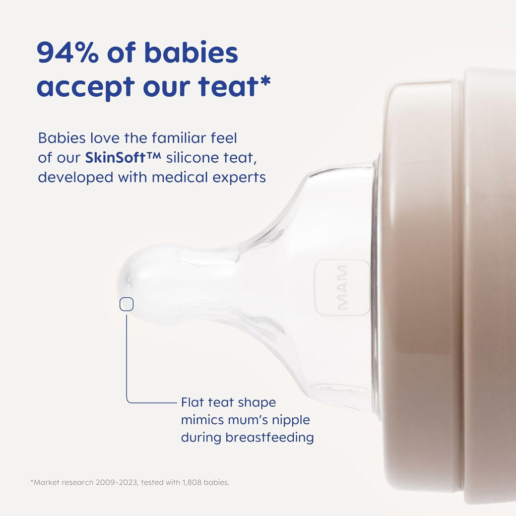 MAM Easy Start Anti-Colic Baby Bottles (3 Pack)