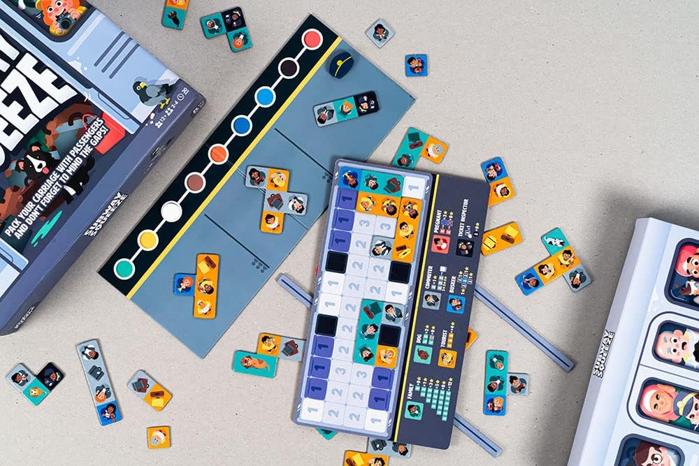 Professor PUZZLE Subway Squeeze Board Game Ages 12+