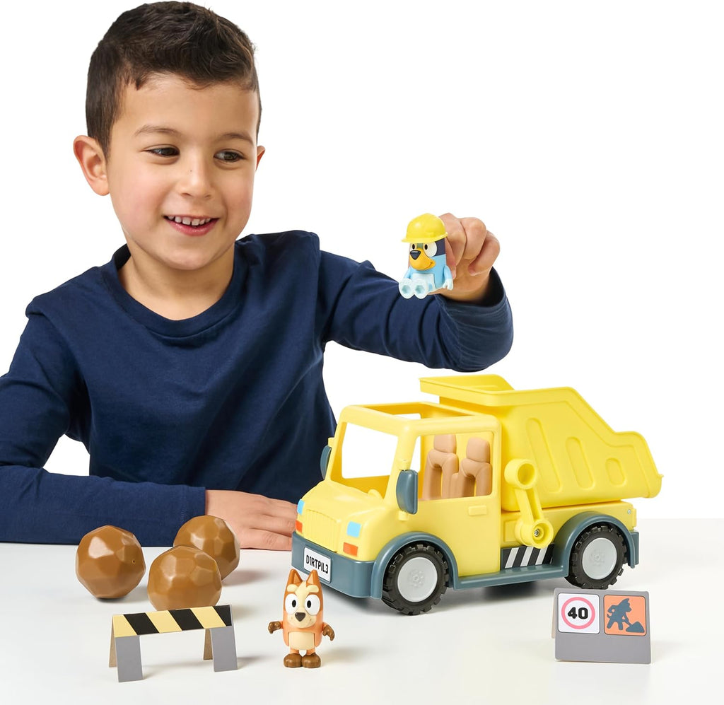 Bluey Dump Truck, With Load and Unload Feature