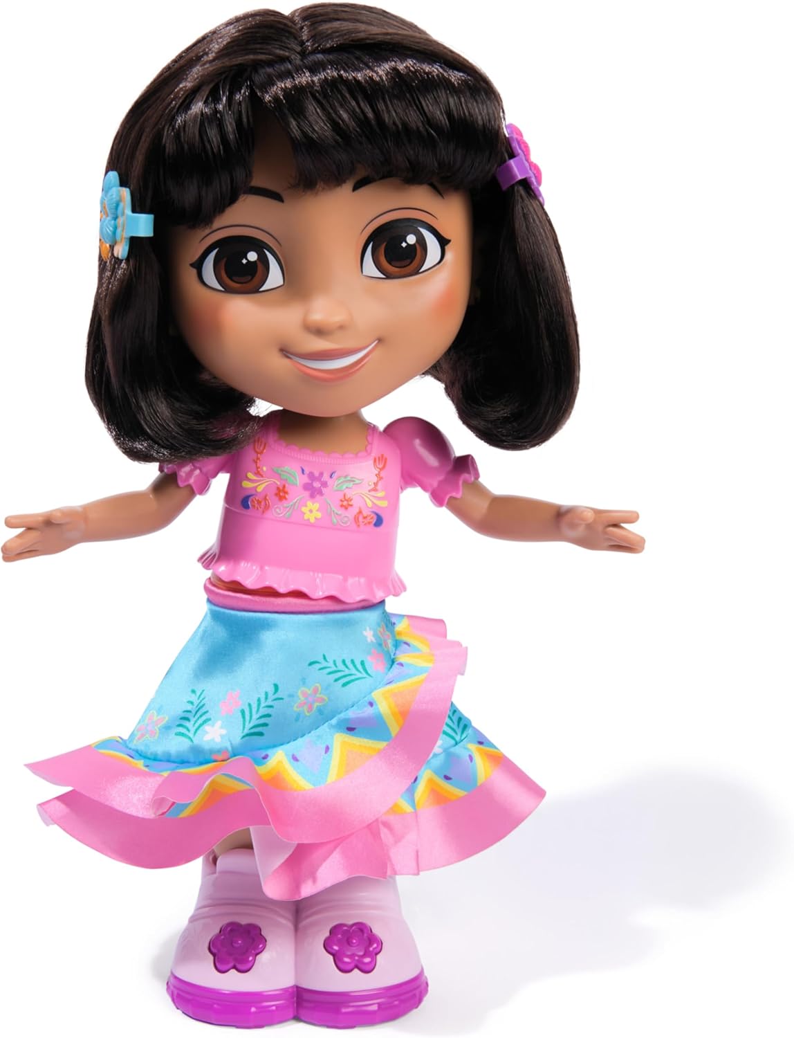 Dora, Dance with Me Dora, Interactive Dancing Doll with 2 Skirts 3+