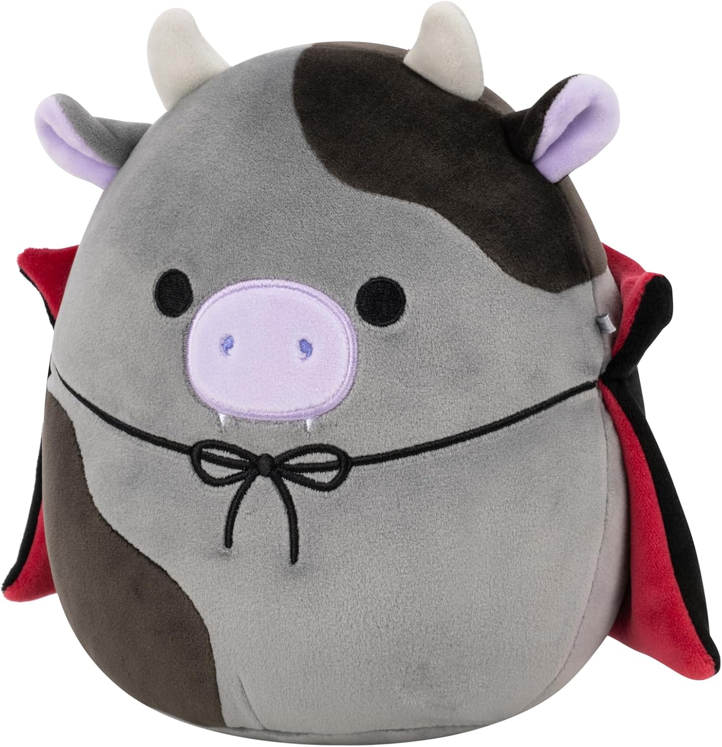 Squishmallows Original 7.5-Inch Bridgette the Grey and Black Cow
