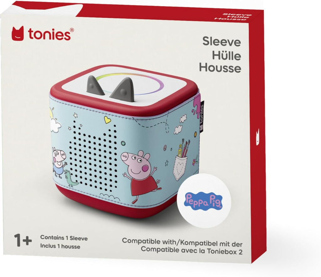 Tonies Sleeve - Decorative Wrap for Toniebox 2 - Peppa Pig