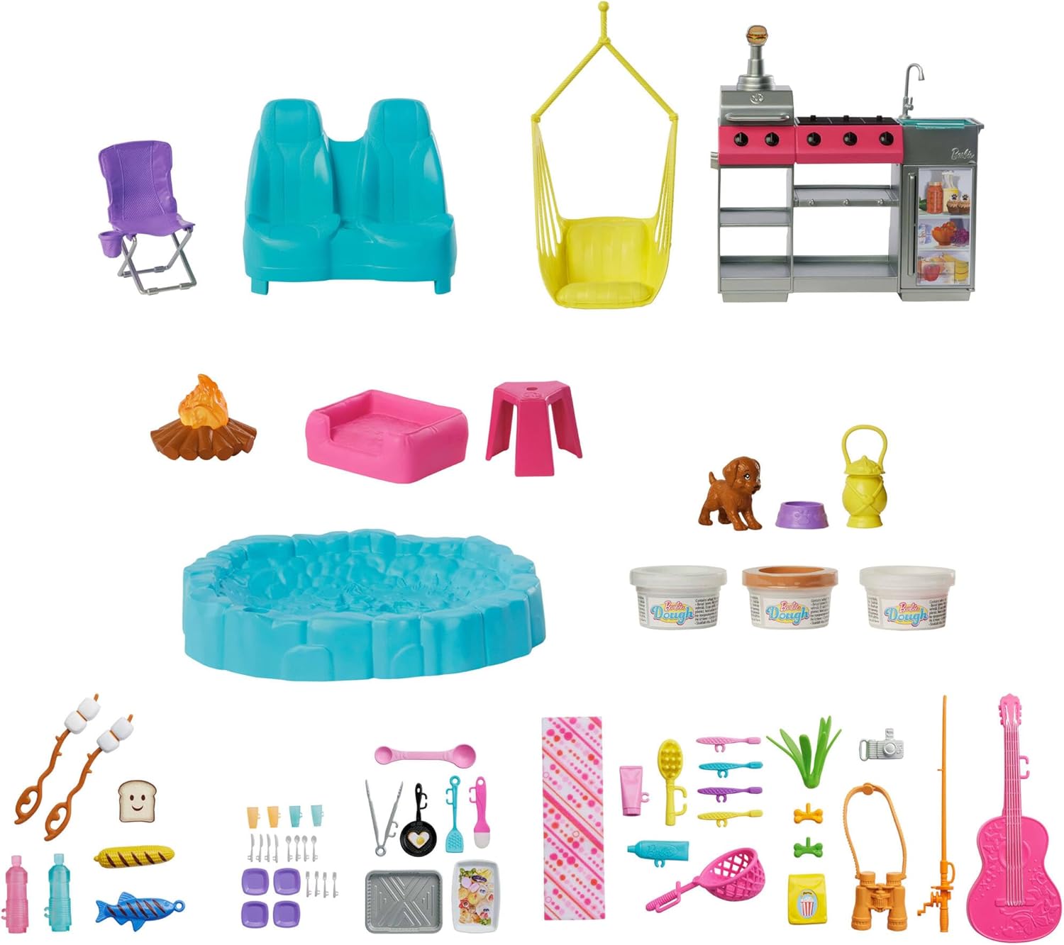 Barbie Dream Camper Playset & 60+ Accessories 3+