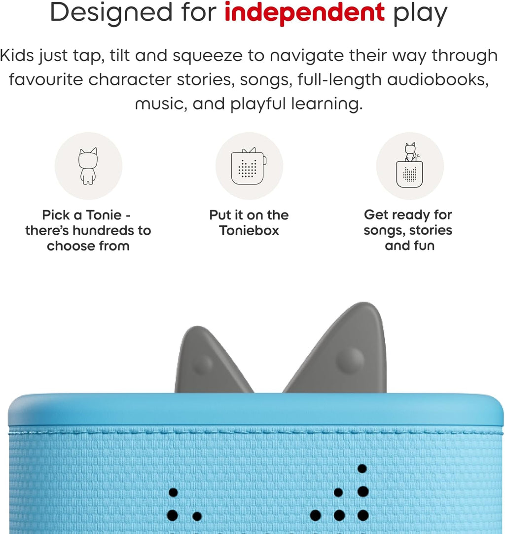 Sky Blue Toniebox 2 Starter Set with Creative Tonie Rubie