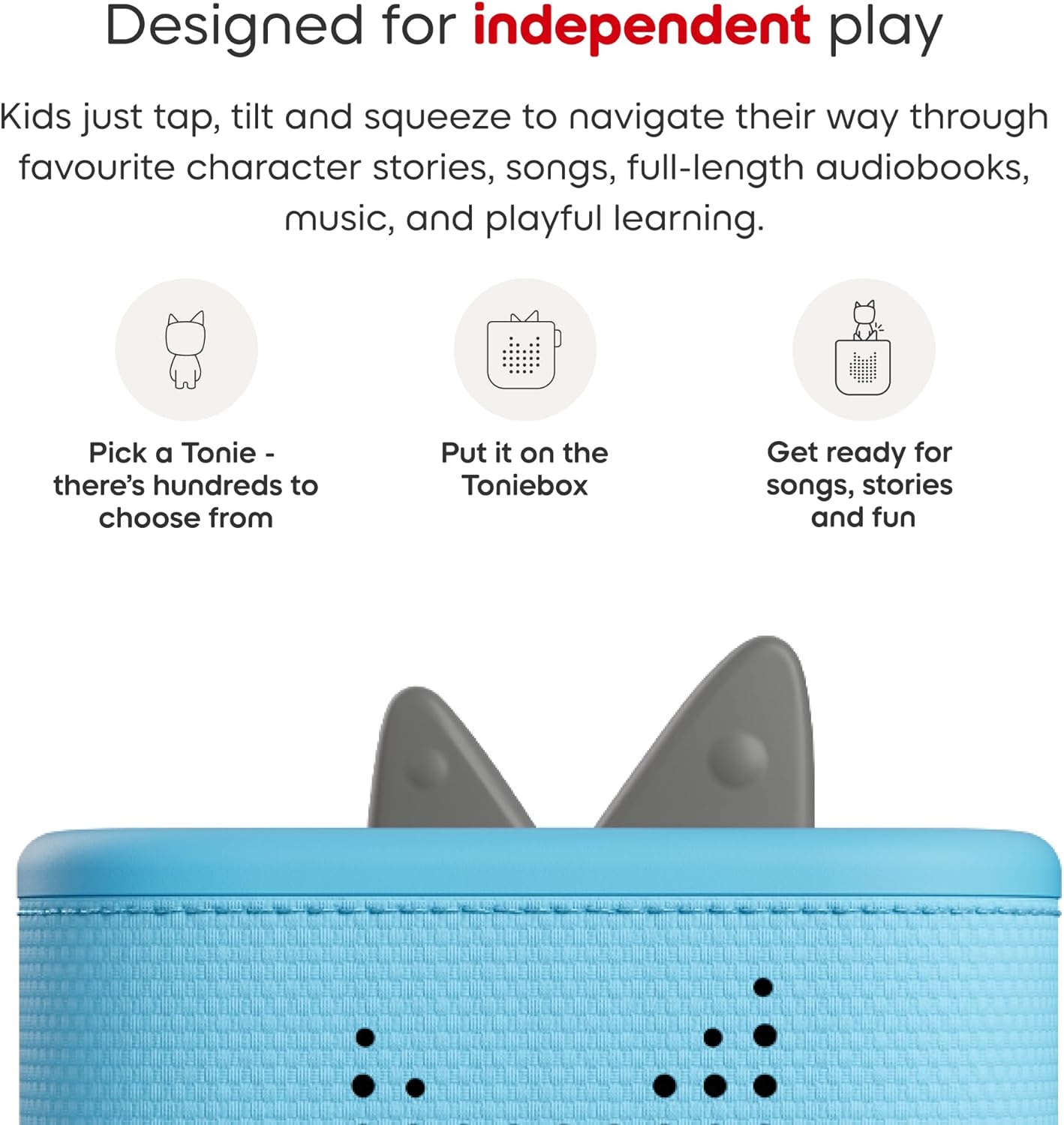Sky Blue Toniebox 2 Starter Set with Creative Tonie Rubie