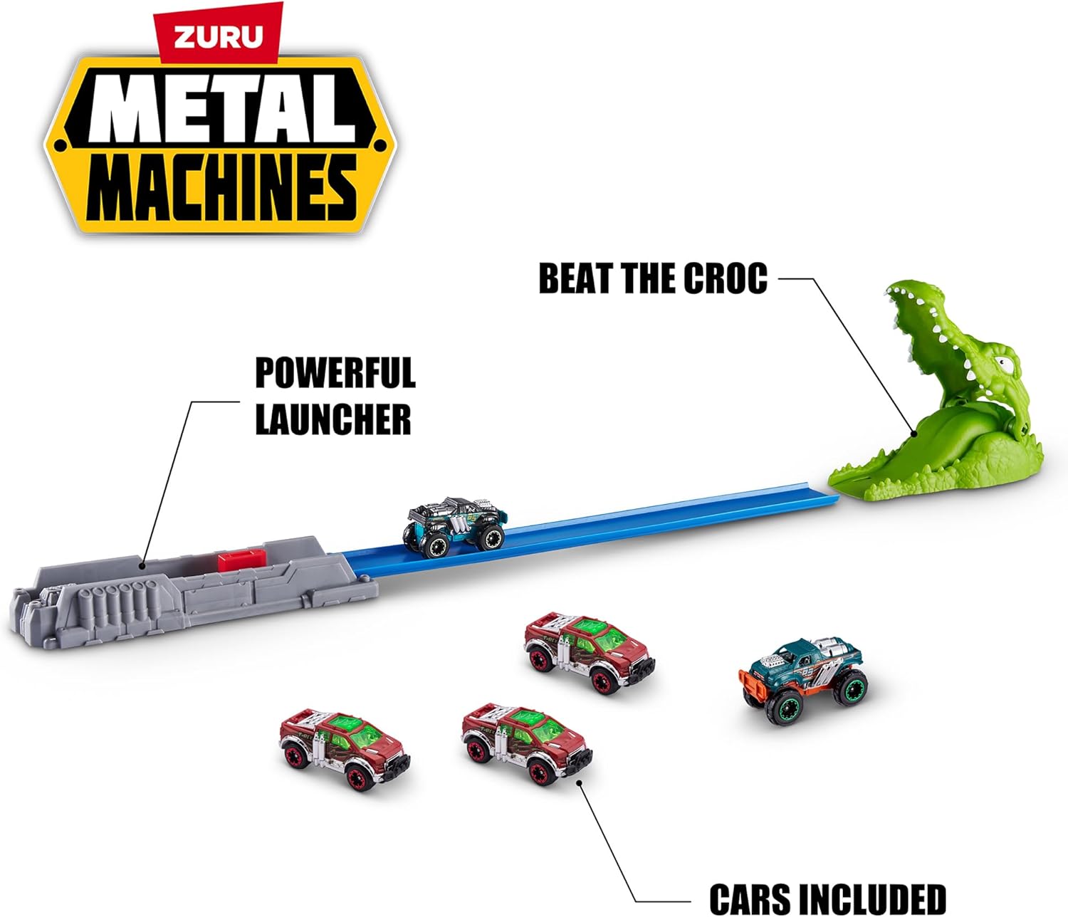 ZURU Metal Machines Croc Attack 4+