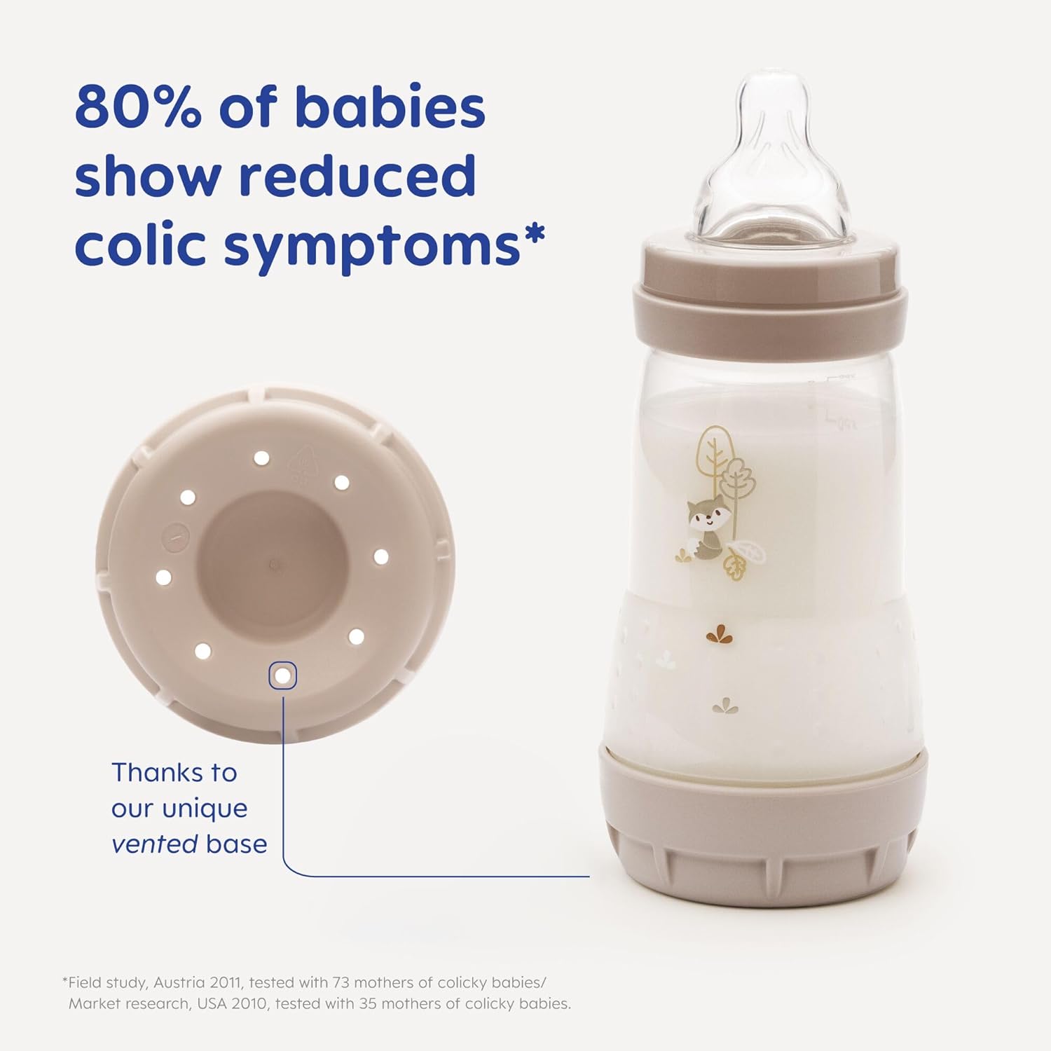 MAM Easy Start Anti-Colic Baby Bottles (3 Pack)