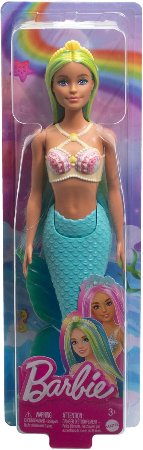 Barbie Dreamtopia Doll Mermaid Green Hair
