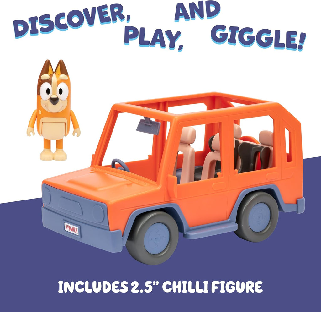 Bluey Heeler Family Road Trip 4WD Vehicle