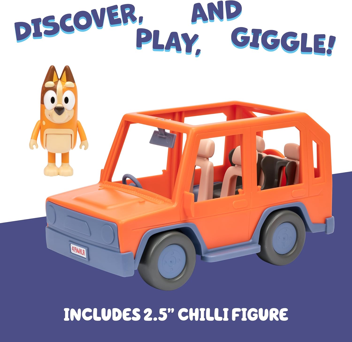 Bluey Heeler Family Road Trip 4WD Vehicle