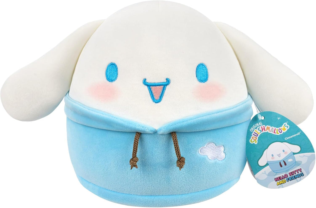 Squishmallows Original Sanrio 8-Inch Dabodabo Hoodie Cinnamoroll