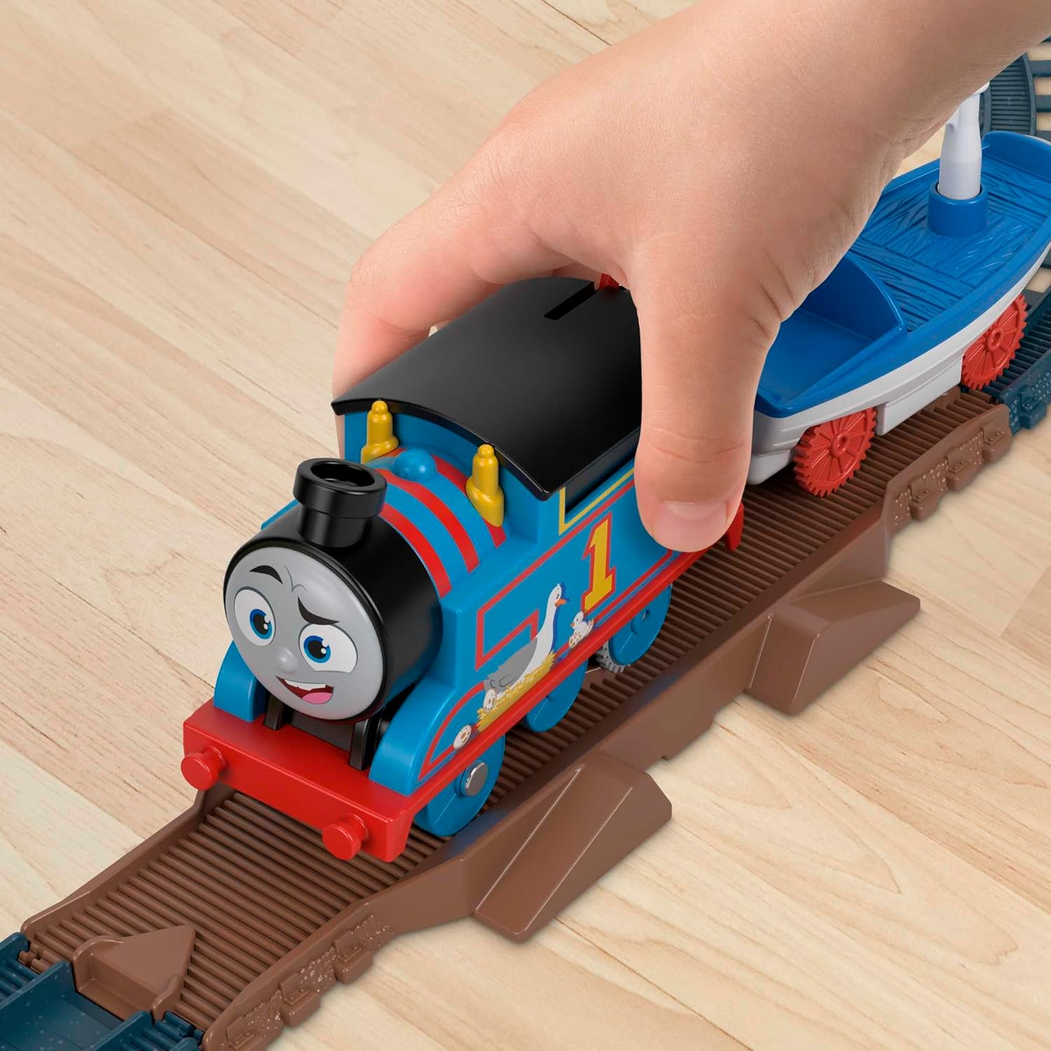 Thomas & Friends Bridge Lift Thomas & Skiff Train Set 3+