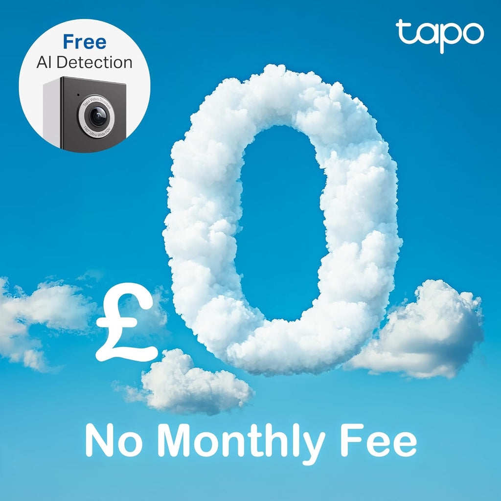 Tapo D210 Doorbell Camera Wireless 2K 3MP Ultra-Clear Doorbell Camera