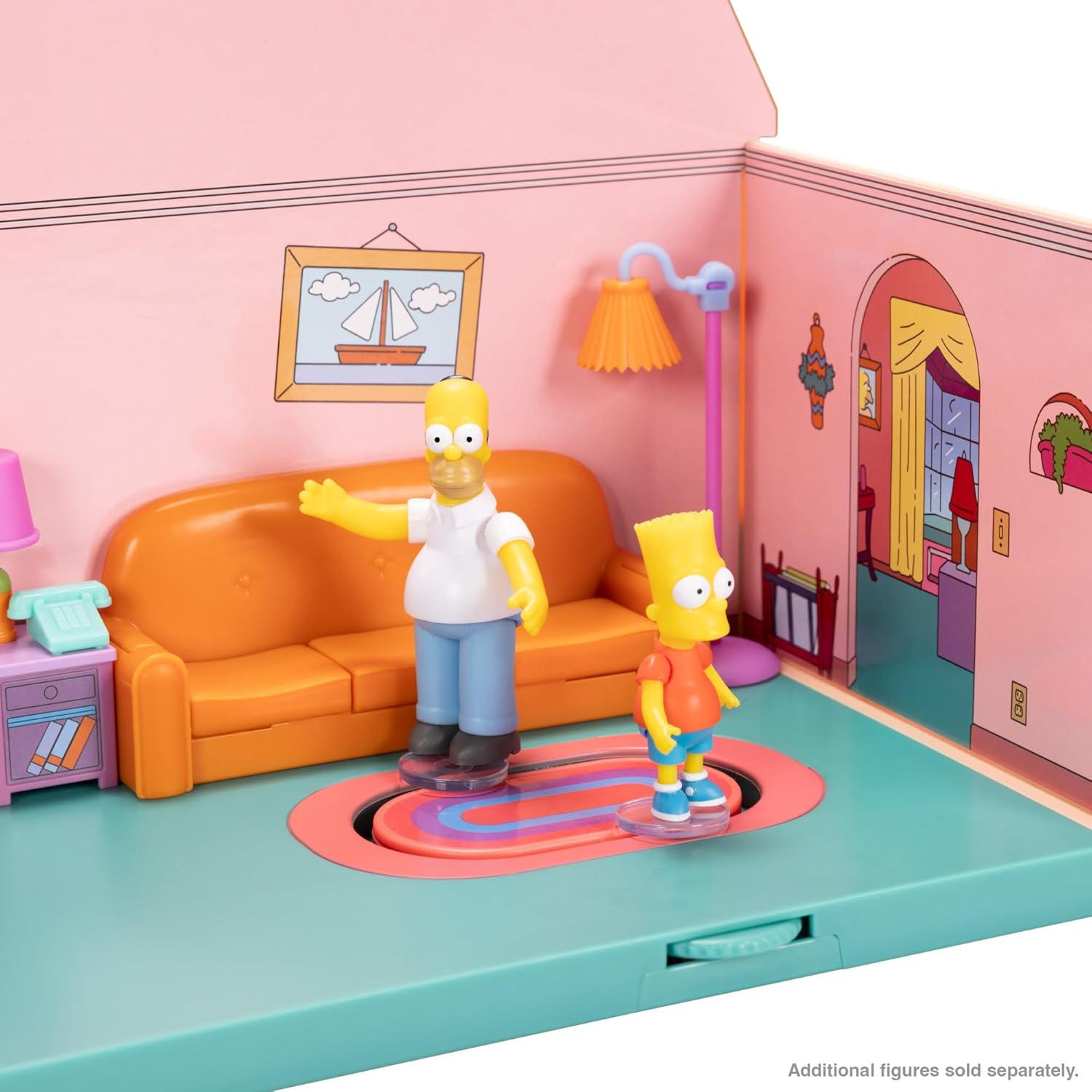 The Simpsons Living Room Diorama House Playset 4+