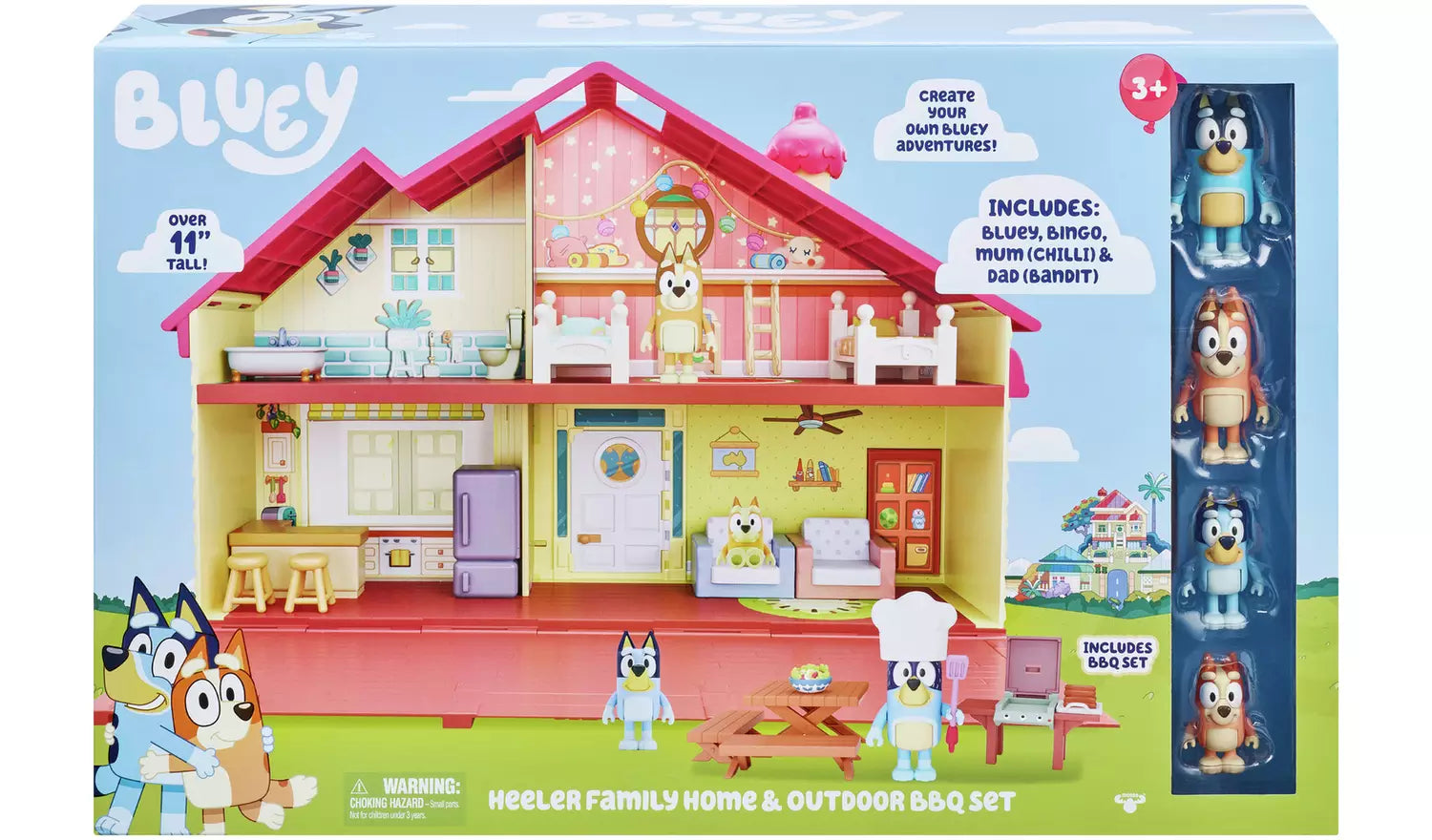 Bluey Healer Family Home And BBQ Playset