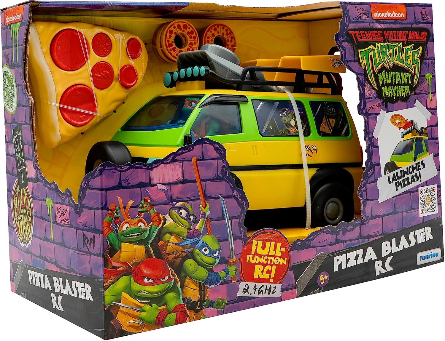 Teenage Mutant Ninja Turtles Pizza Blaster RC Vehicle 5+
