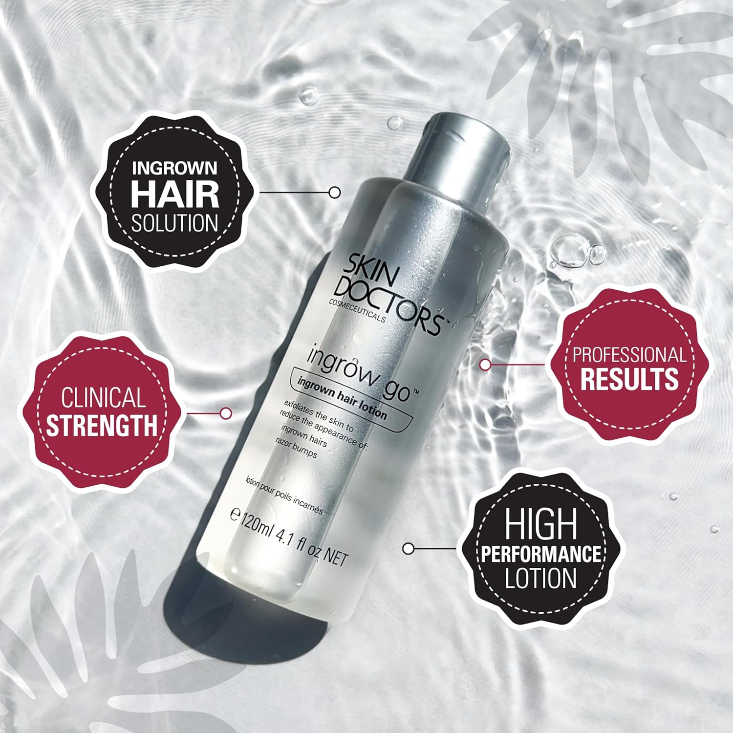 Skin Doctors Ingrow Go Lotion Ingrown Hair Treatment 120ml