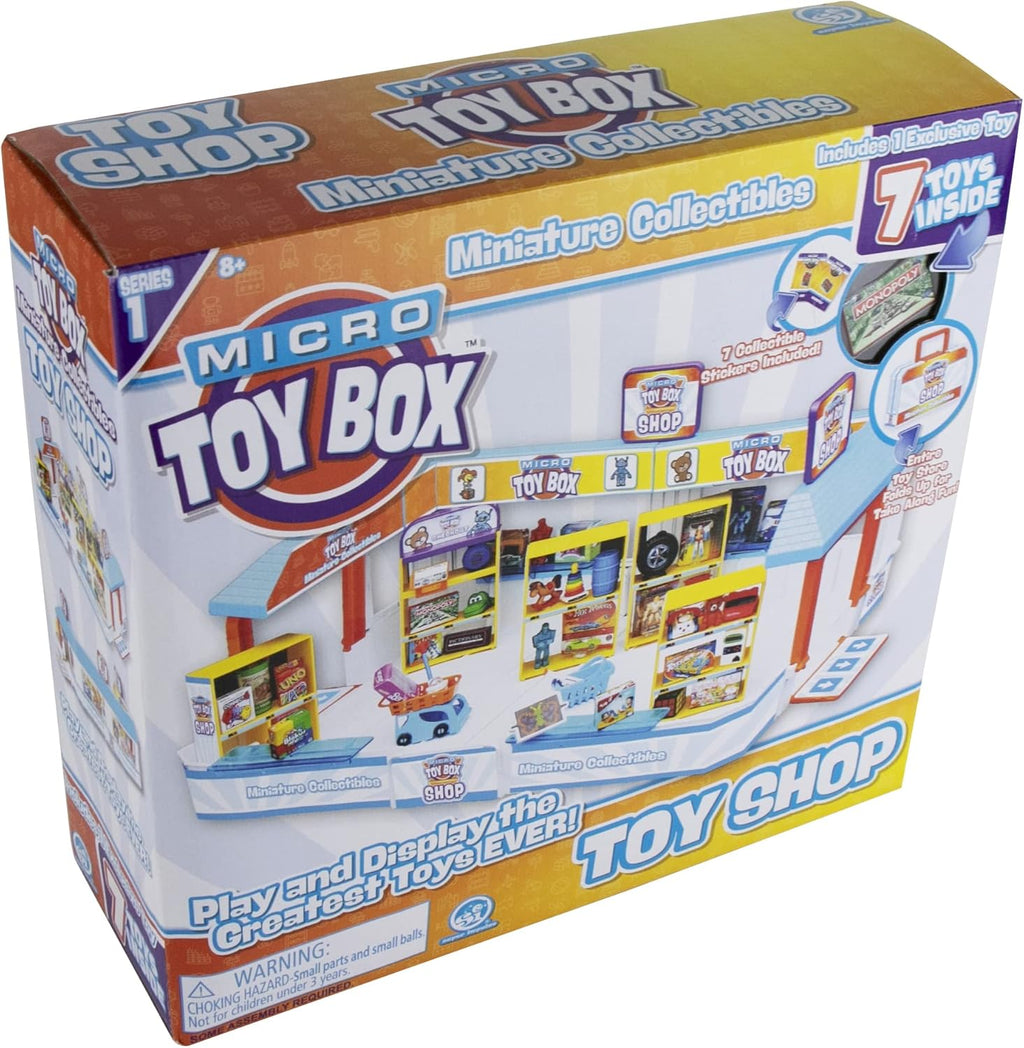 World's Smallest Micro Toy Box Store Playset 8+