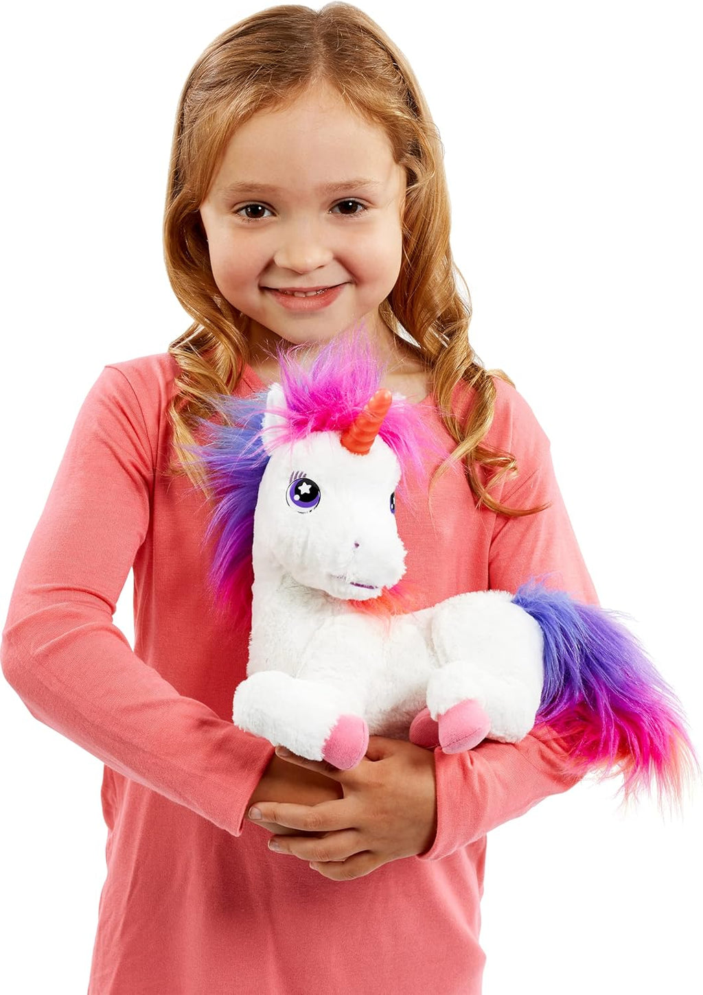 Animagic: Rainbow The Glowing Unicorn Interactive Plush 2+