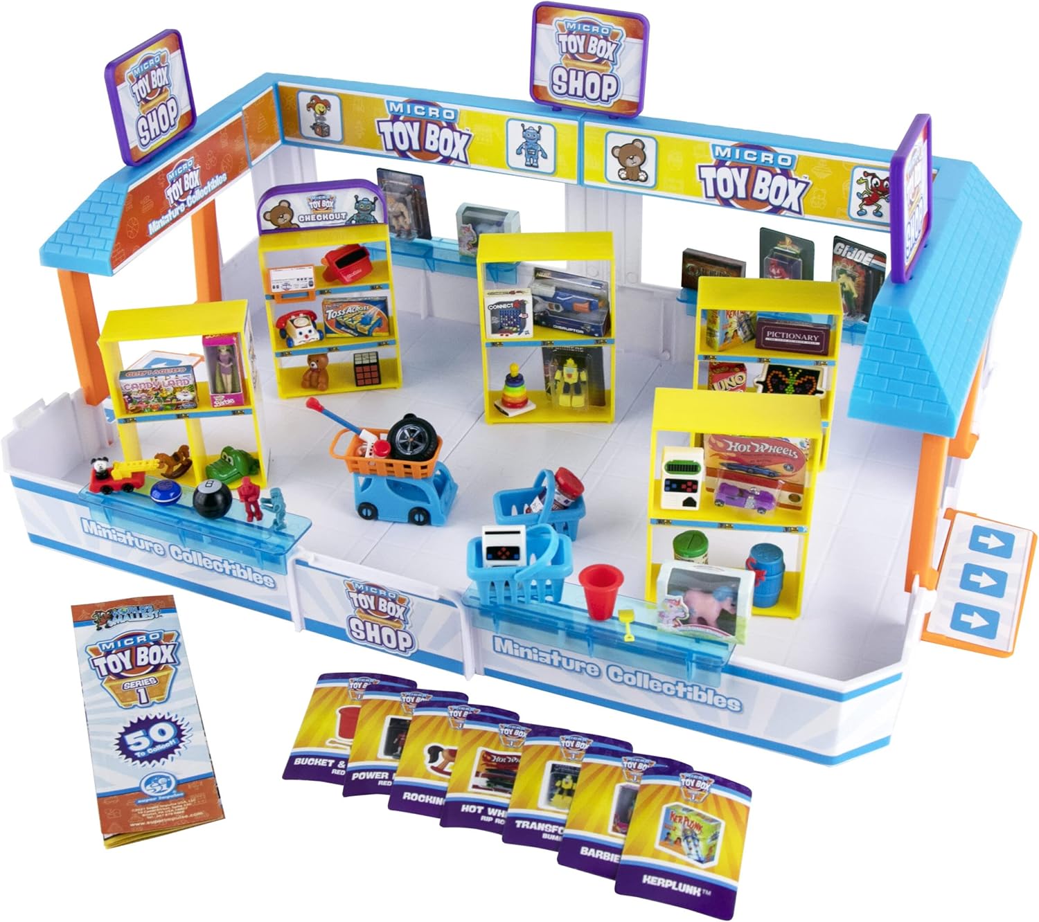 World's Smallest Micro Toy Box Store Playset 8+