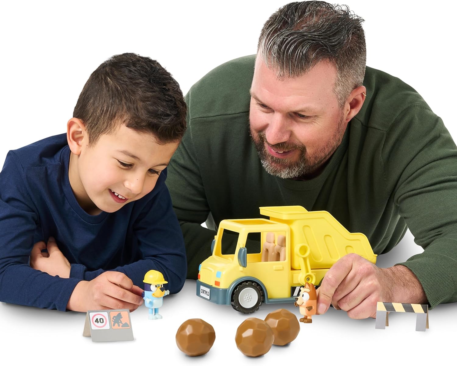 Bluey Dump Truck, With Load and Unload Feature