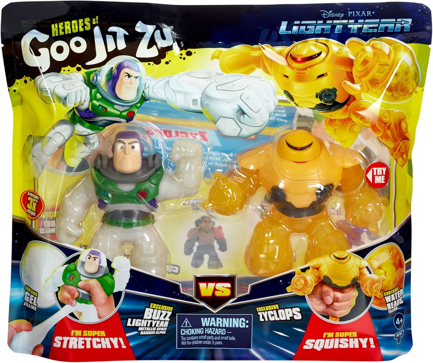 Heroes of Goo Jit Zu Lightyear Versus Pack - Buzz vs Zyclops