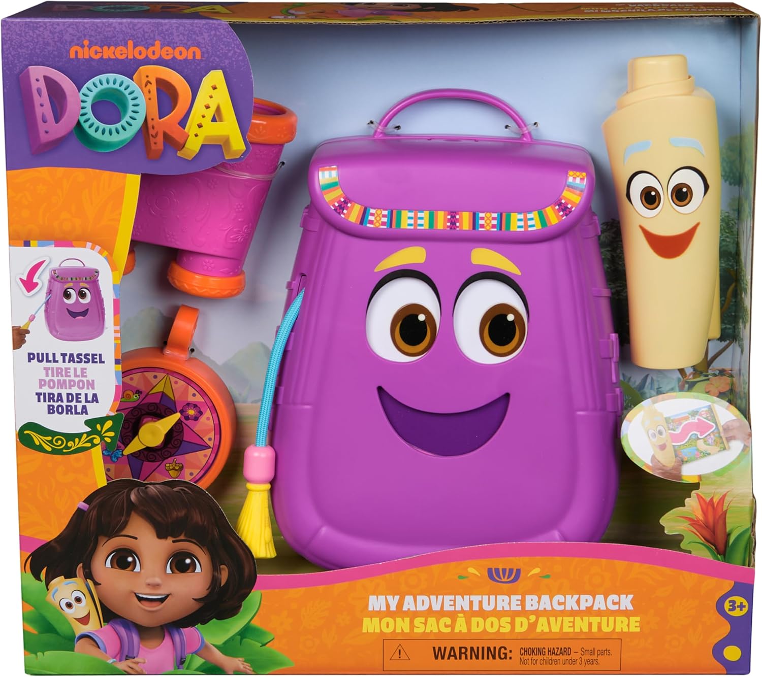 Dora, My Adventure Backpack, with Explorer Accessories 3+