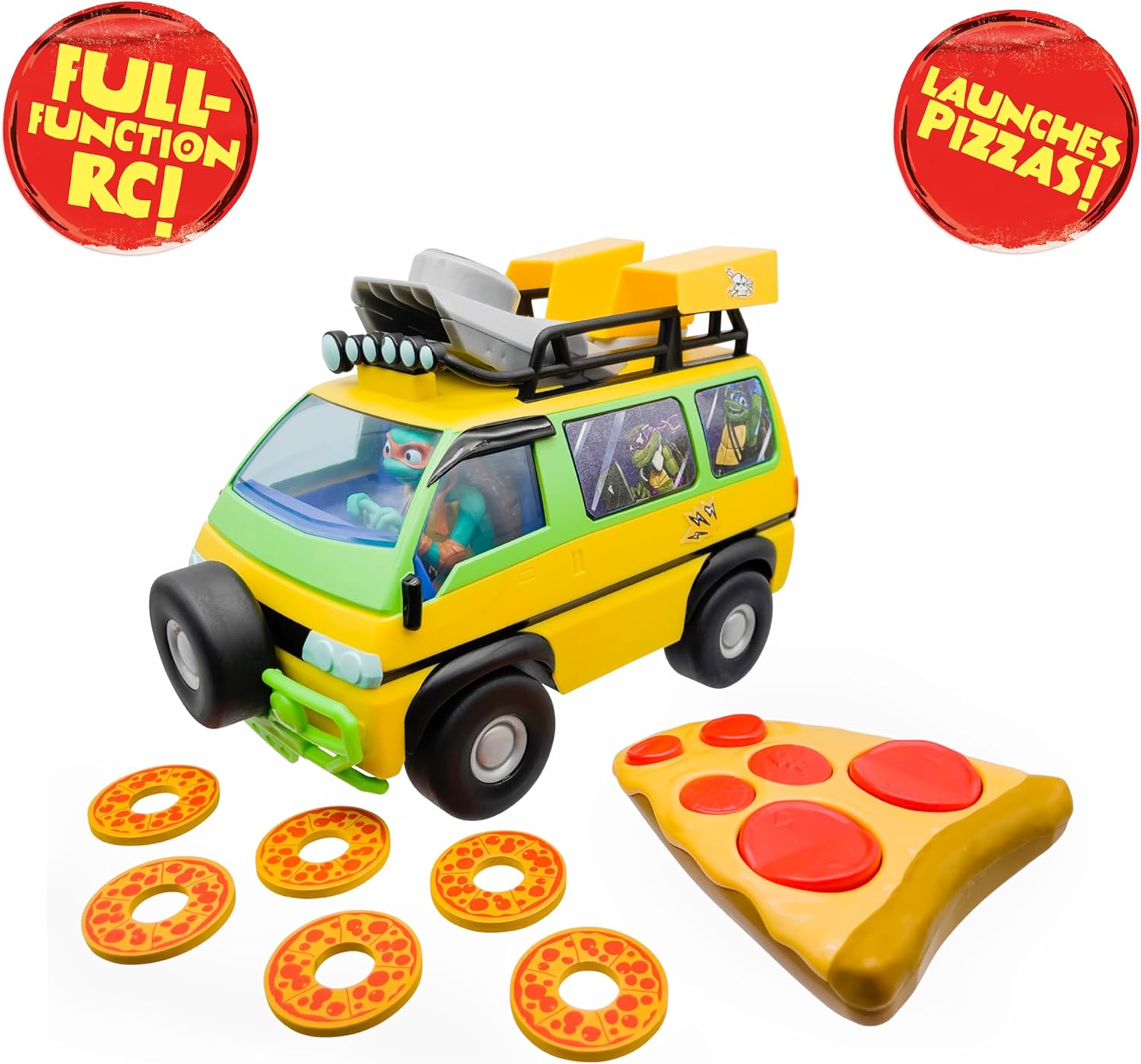 Teenage Mutant Ninja Turtles Pizza Blaster RC Vehicle 5+