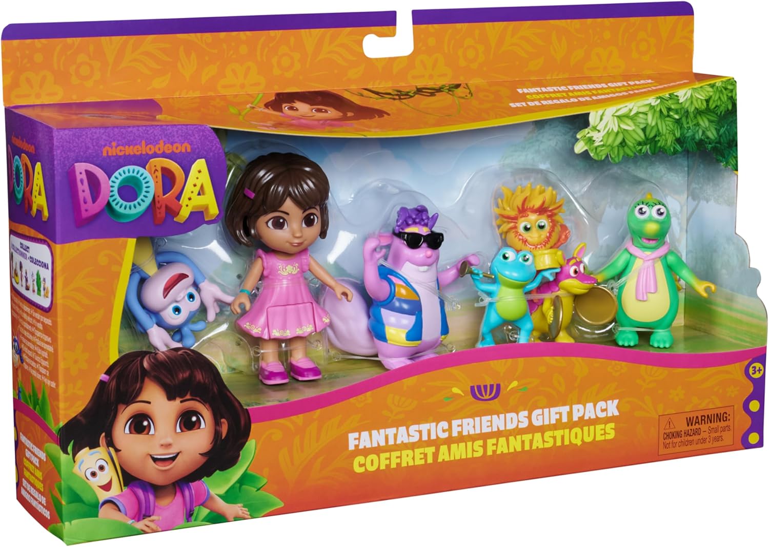 Dora, Fantastic Friends Gift Pack with Dora, Boots, Tico, Isa, and the Fiesta Trio 3+