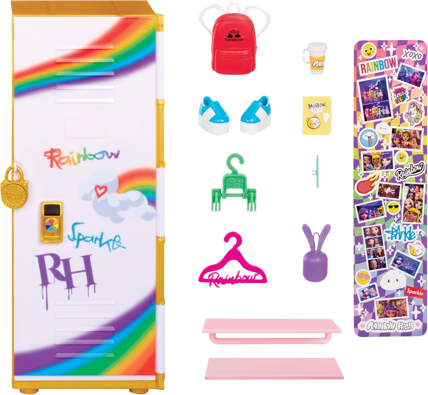 Rainbow High Design & Style Locker Playset 4+