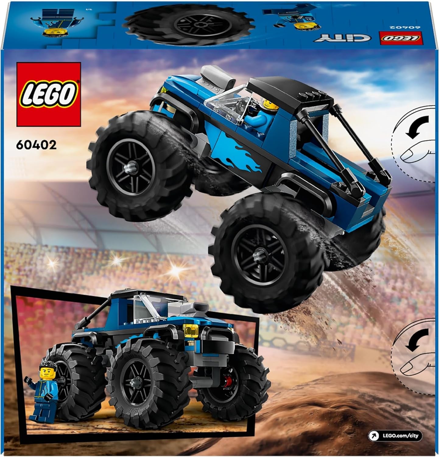 LEGO City Blue Monster Truck 5+ Years