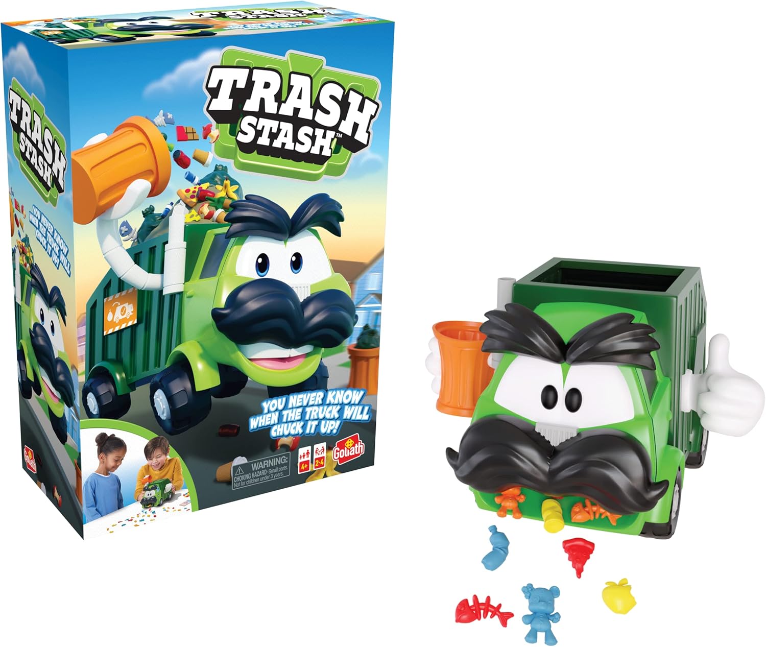 Trash Stash: You Never Know When the Truck Will Chuck it Up!