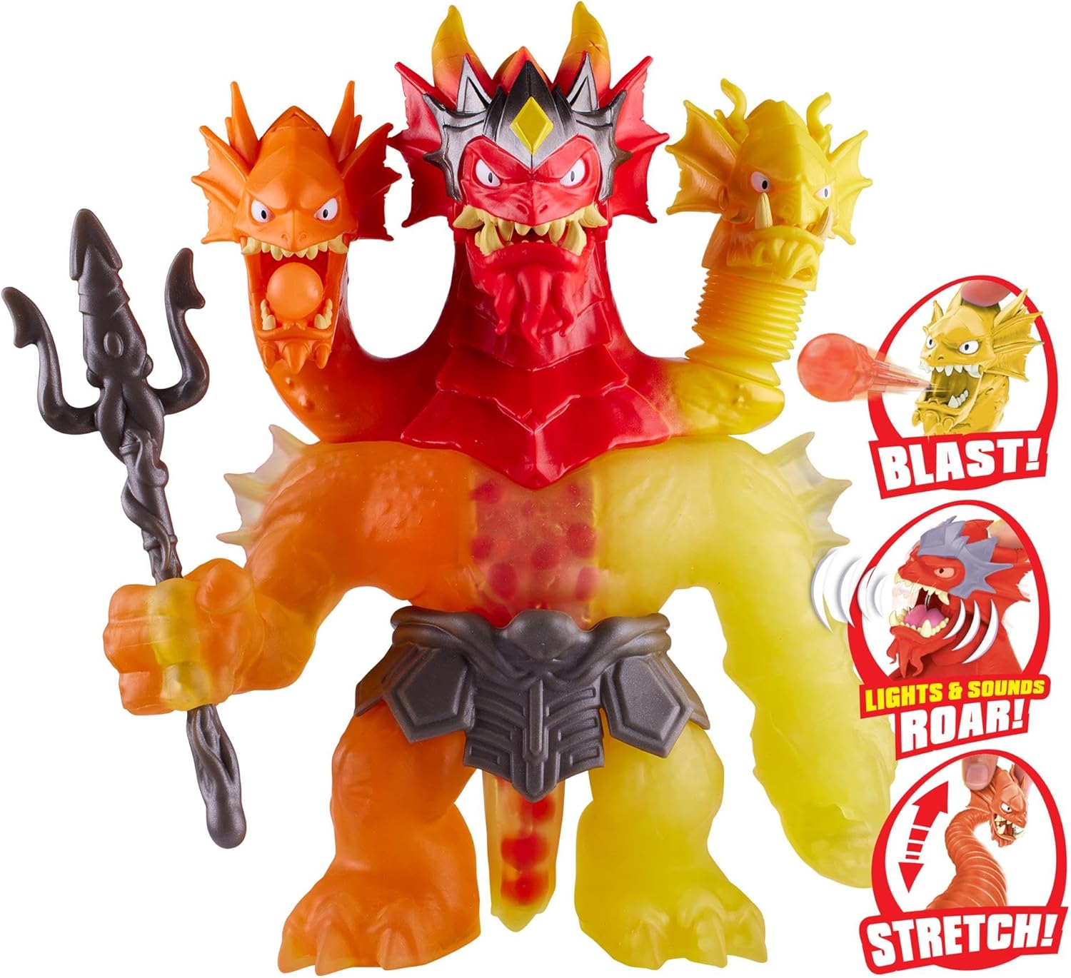Heroes of Goo Jit Zu Stretch Strikers King Hydra Figure 4+