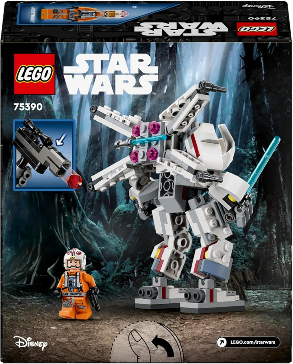 LEGO Star Wars Luke Skywalker X-Wing Mech 6+ 75390