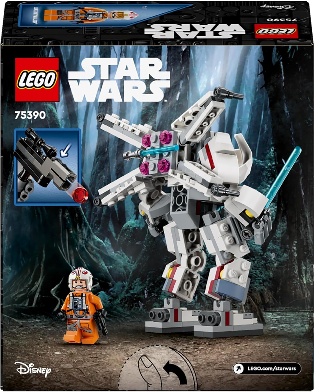 LEGO Star Wars Luke Skywalker X-Wing Mech 6+ 75390