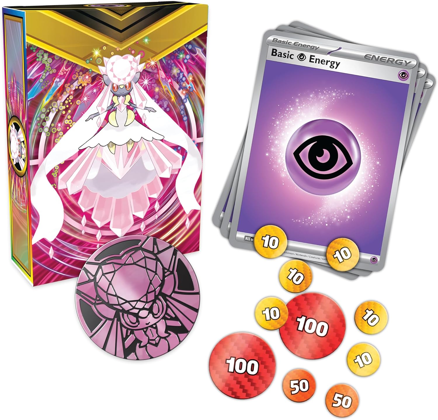 Pokémon TCG: Mega Battle Deck—Mega Diancie ex (1 Ready-to-Play 60-Card Deck)