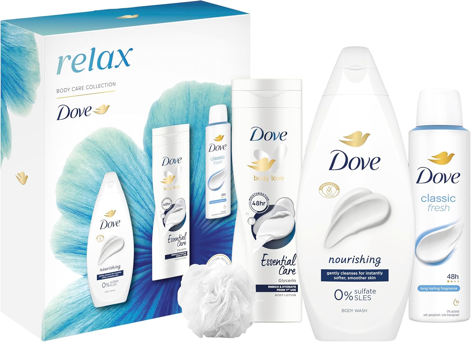 Dove Relax Trio Gift Set