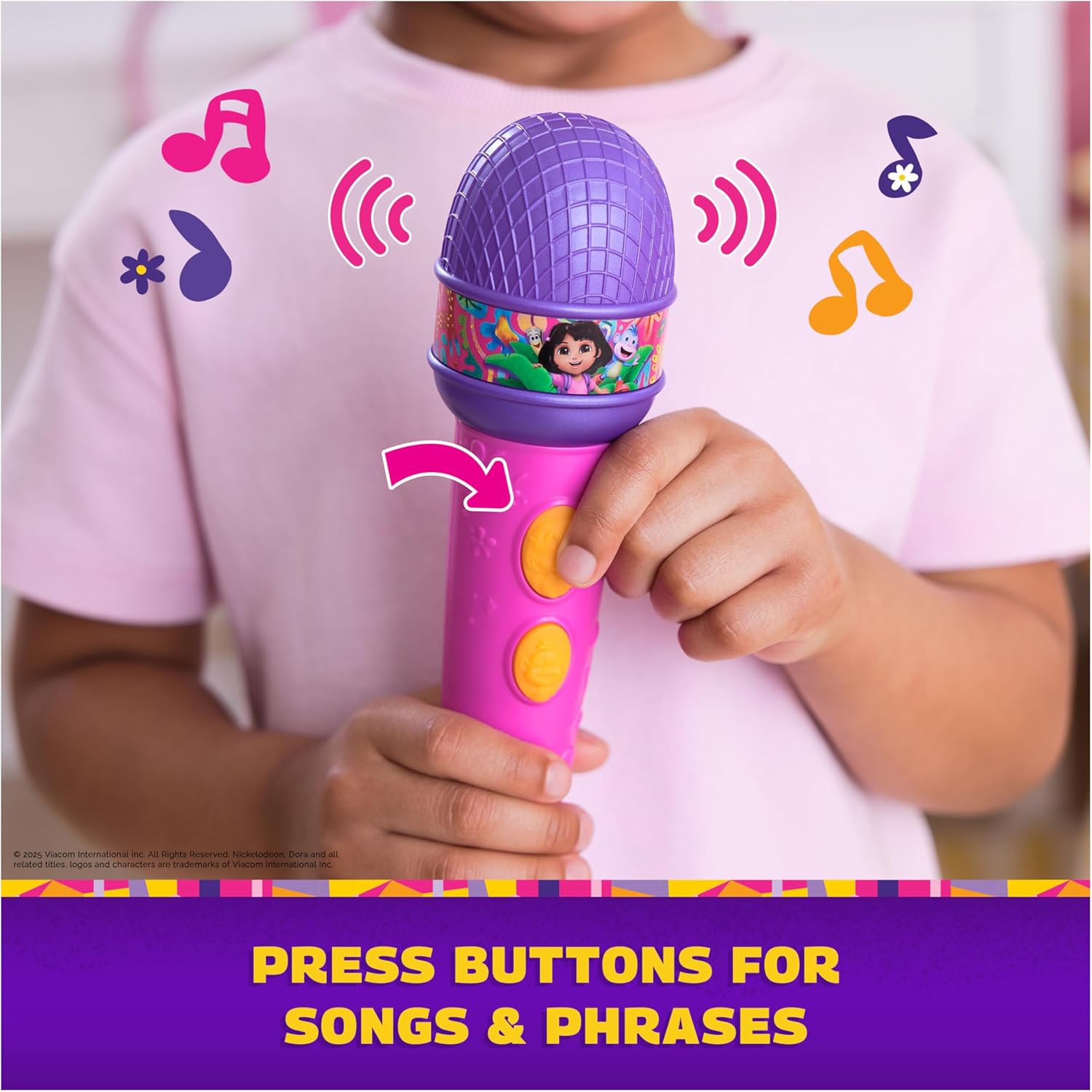 DORA, Rainforest Rhythms Microphone with Music 3+