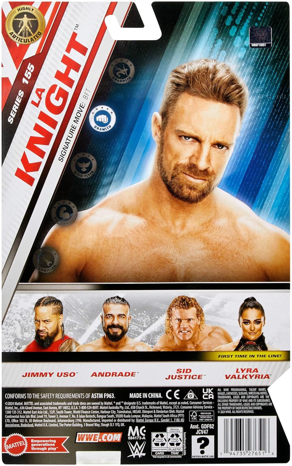 WWE LA Knight Action Figure #155