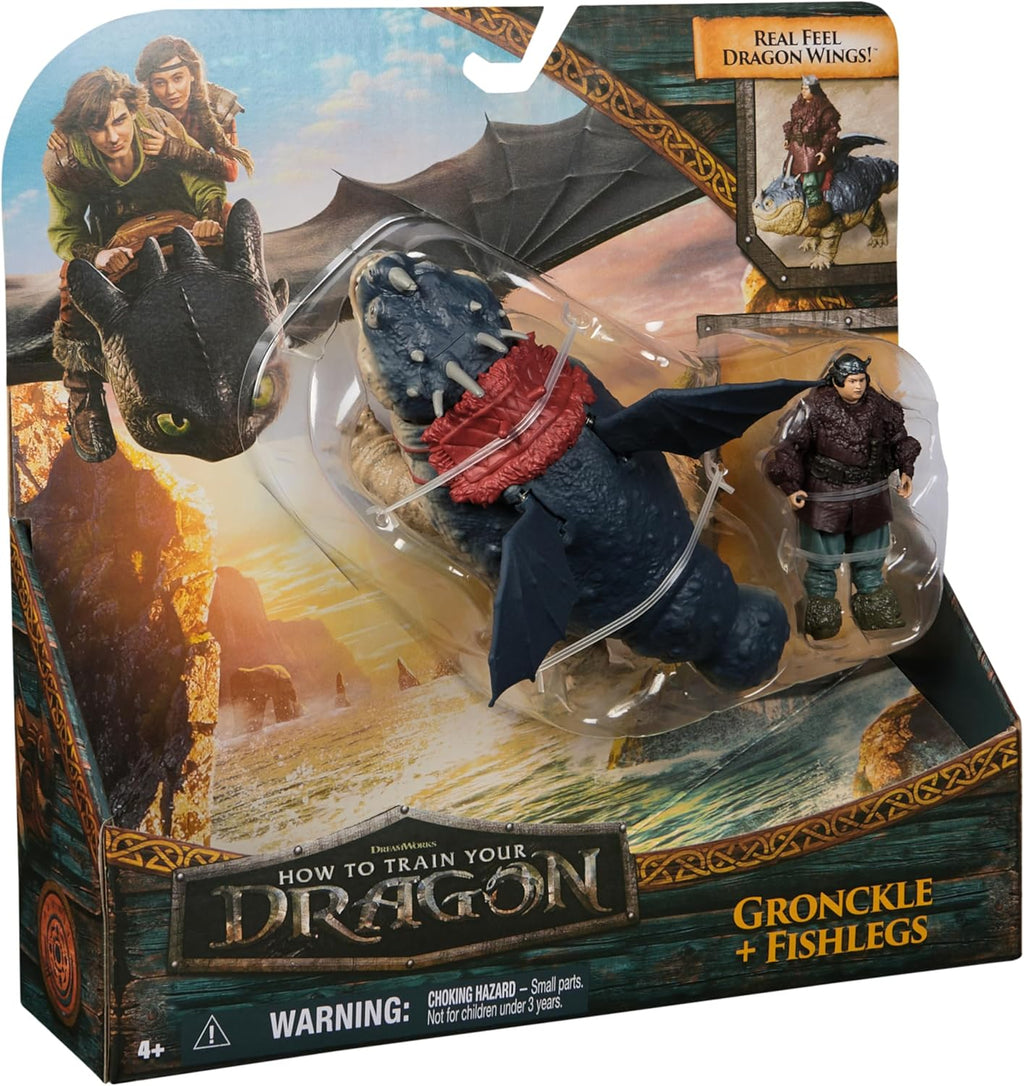 Dreamworks Dragons, How to Train Your Dragon, Gronckle & Fishlegs 4+
