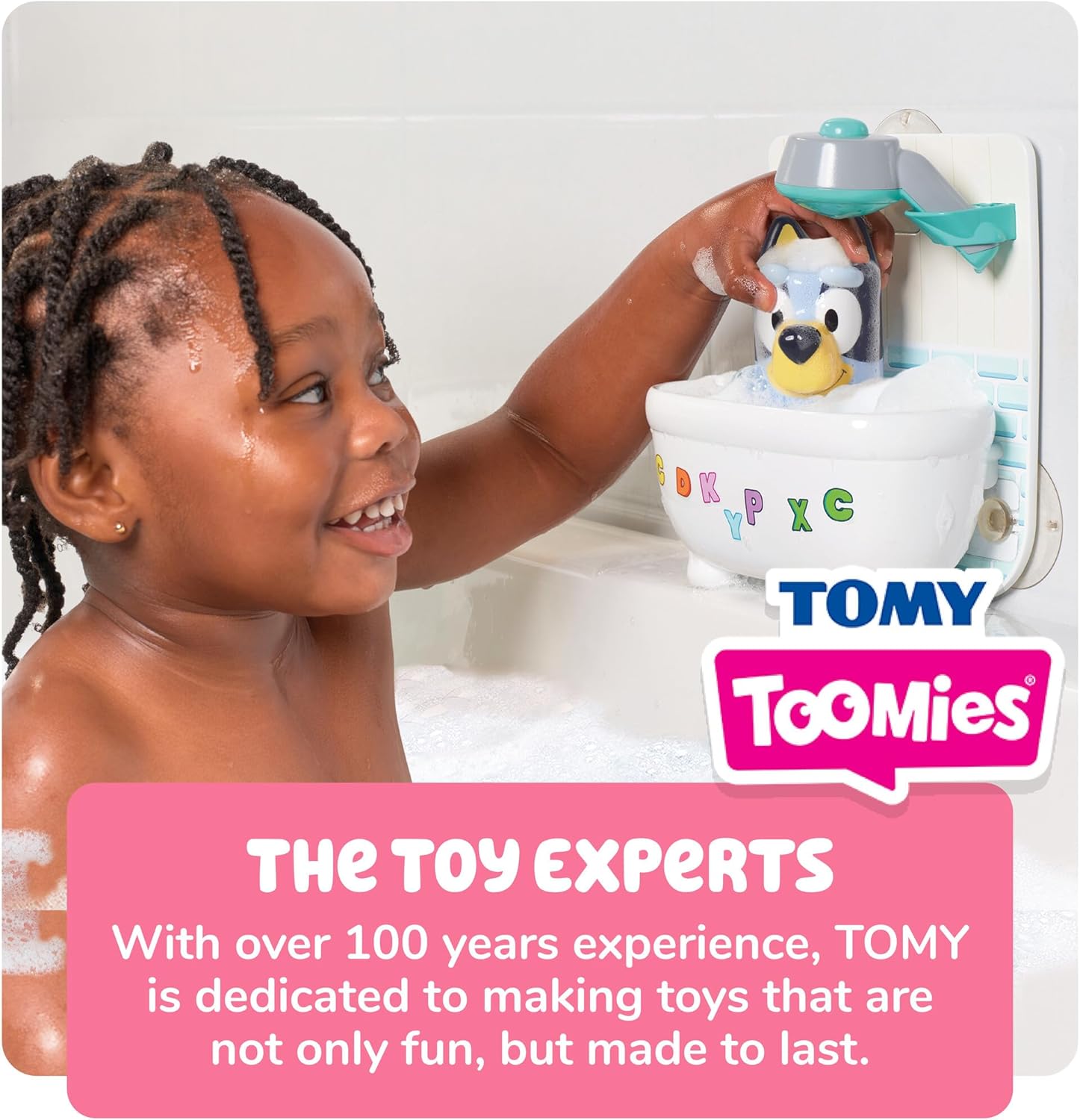Toomies Shower & Scrub Bluey Bath Toy 18m+