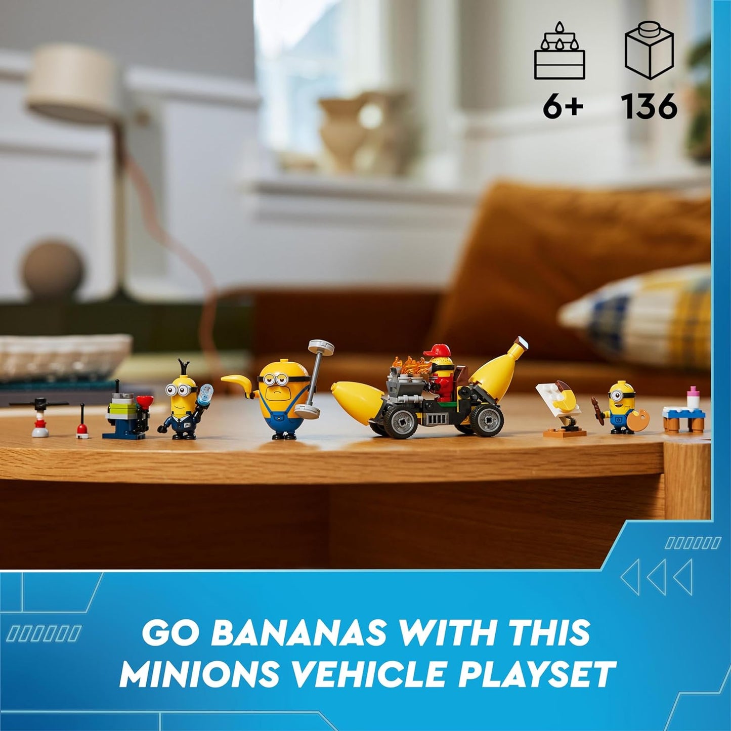 LEGO Despicable Me Minions And Banana Car 6+ Years