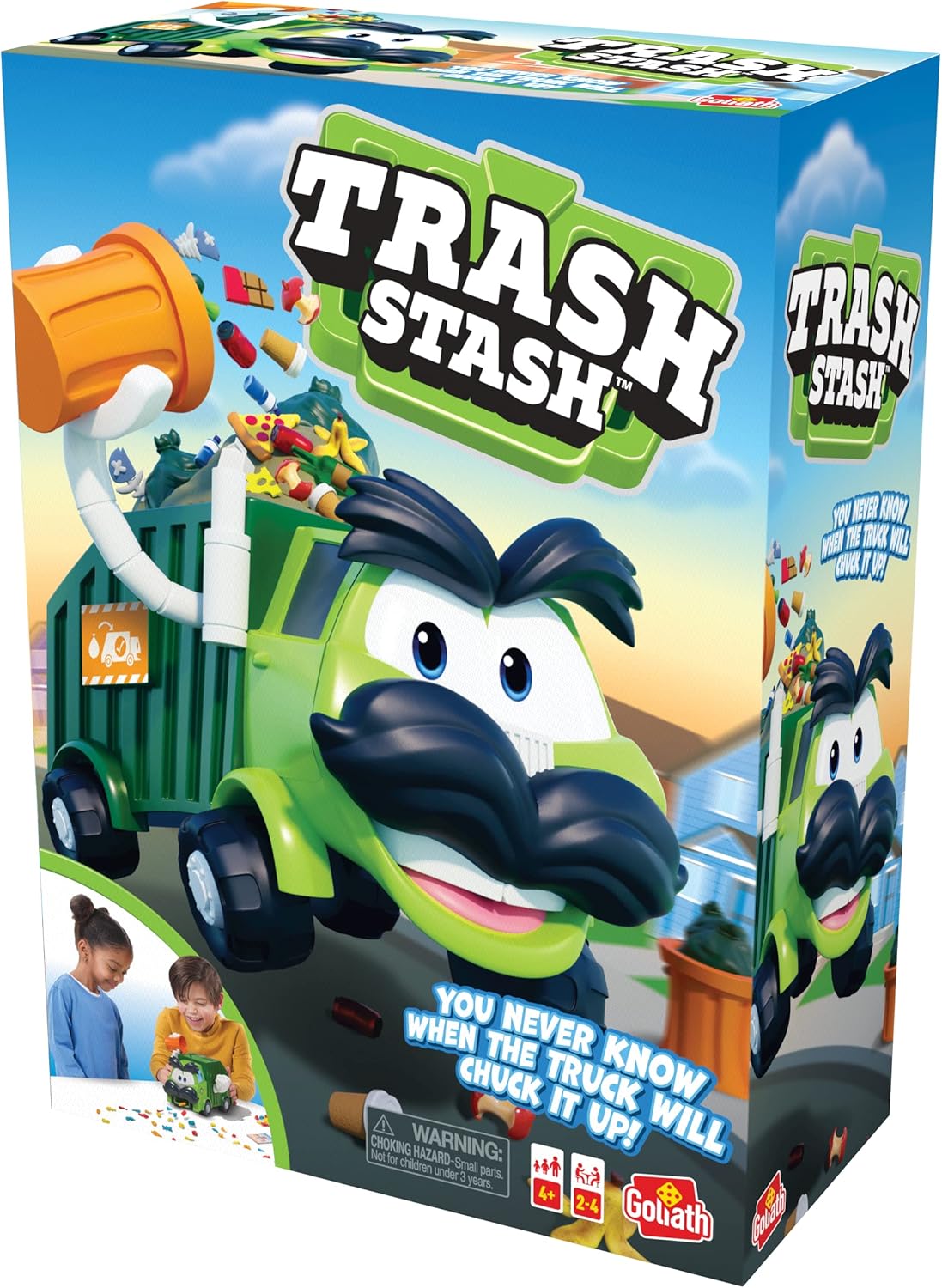 Trash Stash: You Never Know When the Truck Will Chuck it Up!