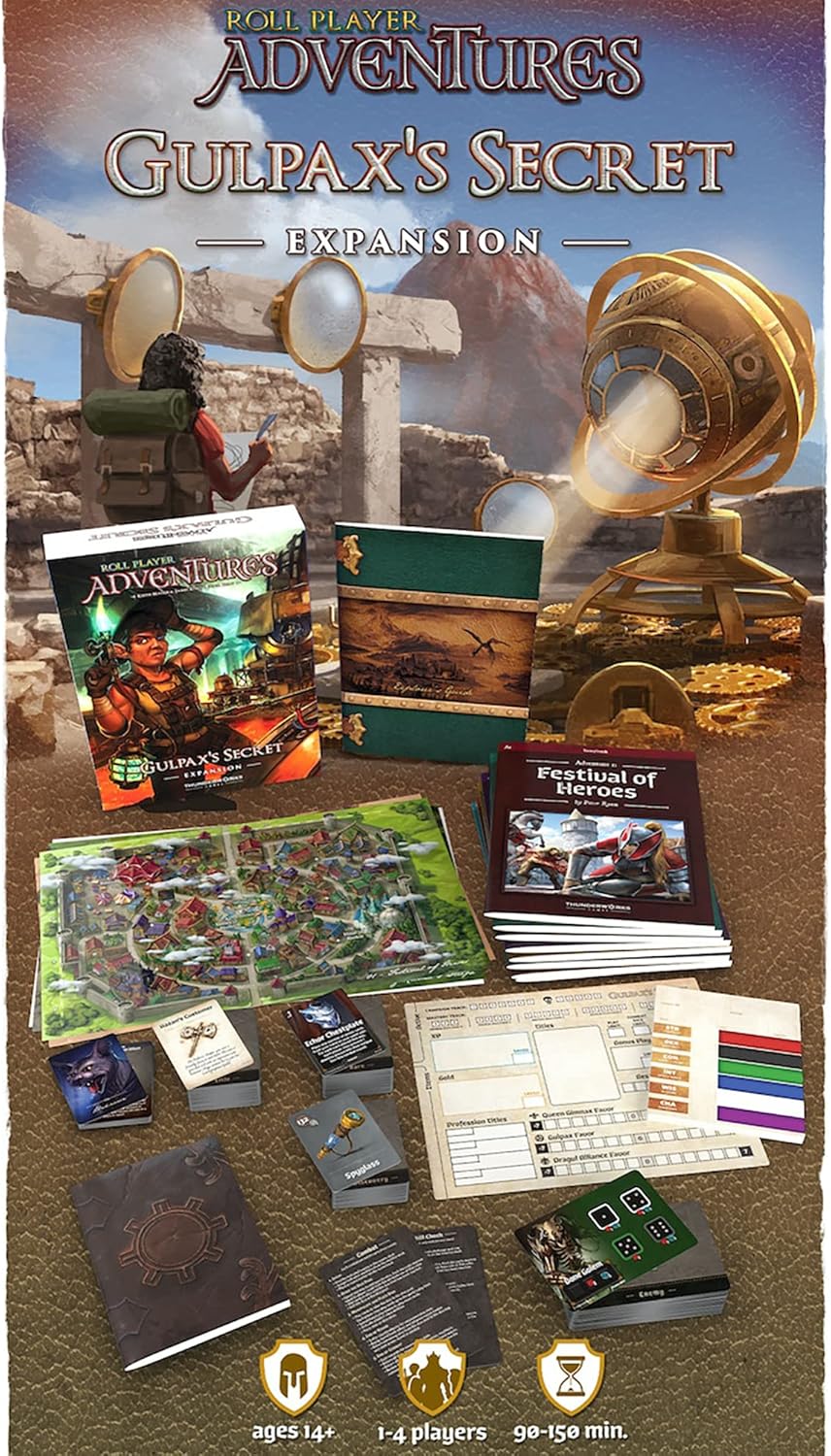 Thunderworks Games Roll Player Adventures: Gulpax's Secret Expansion