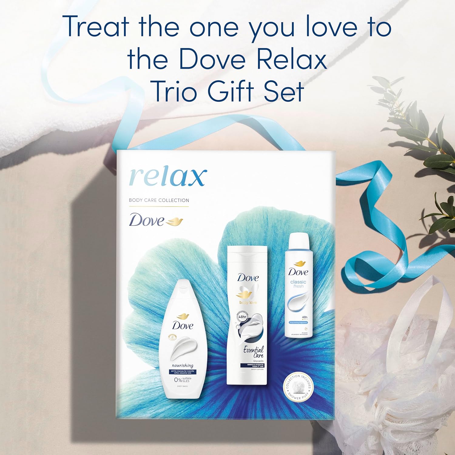 Dove Relax Trio Gift Set